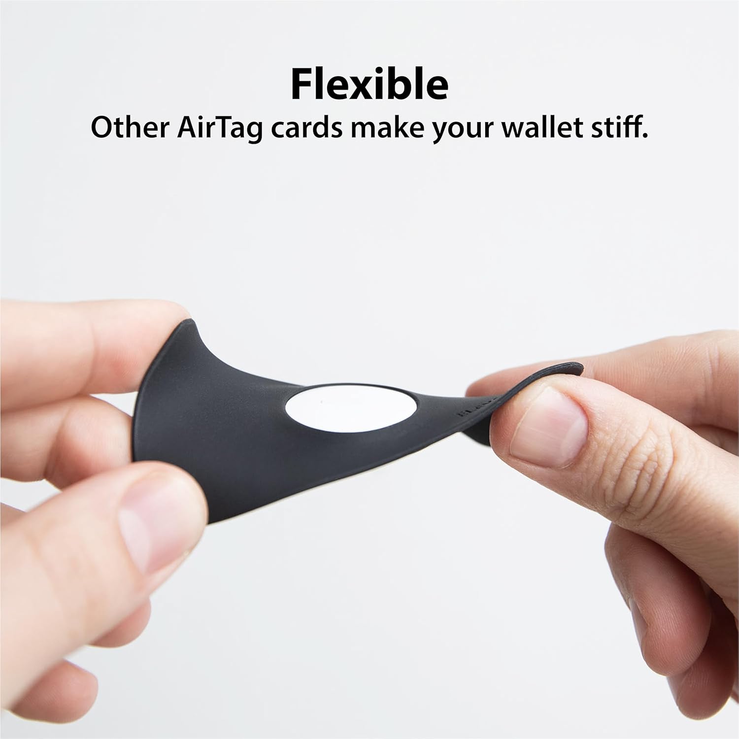 TagVault™ AirTag Wallet Holder - The Thinnest AirTag Wallet Card Insert | Flexible, Stays Hidden, Patent Pending | Elevation Lab - Image 5